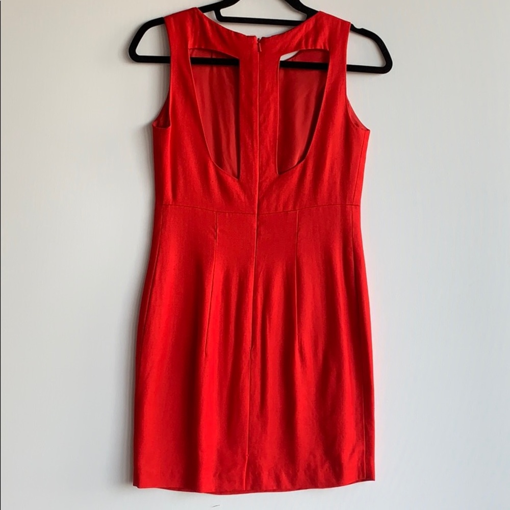 KENAR Red Dress Size 2 Petites - Picture 3 of 4